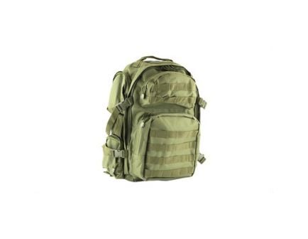 NCSTAR 18"x12"x6" Tactical Backpack w/ Adjustable Shoulder Straps & Exterior PALS/MOLLE Webbing, Green Nylon - CBG2911