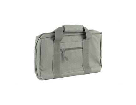 NCSTAR Discreet Pistol Case w/ Two Padded Compartments, Gray Nylon - CPU2903