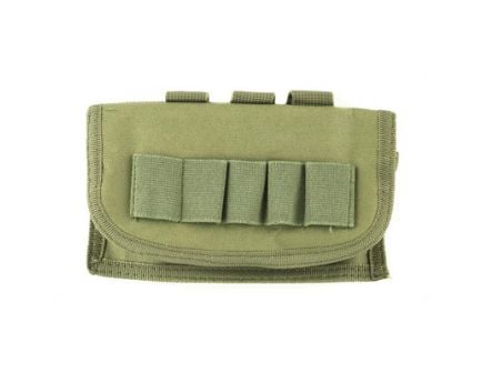 NCSTAR Shot Shell Pouch w/ MOLLE Straps for Attachment & Holds 17 Shot Shells, Green Nylon - CV12SHCG