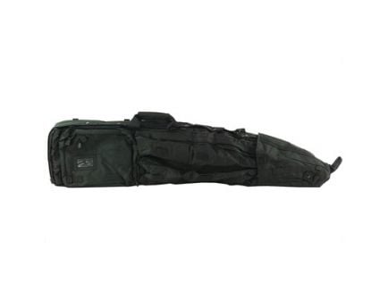 NCSTAR Drag Bag 45" Rifle Case w/ Backpack Shoulder Straps, Black Nylon - CVDB2912B