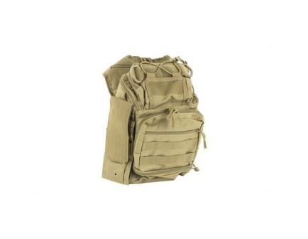 NCSTAR First Responder Utility Bag w/ Rear Concealed Carry Pocket & Shoulder Strap, Tan Nylon - CVFRB2918T