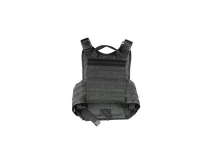 NCSTAR Plate Carrier Vest w/ 10"x12" Hard Plate Compatible Size Medium-2XL, Black Nylon - CVPCV2924B