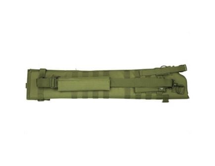 NCSTAR 29" Shotgun Scabbard w/ Six Metal D-Ring locations & Padded Shoulder Sling, Green Nylon - CVSCB2917G