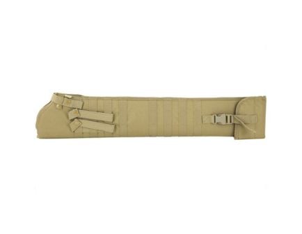 NCSTAR 29" Shotgun Scabbard w/ Six Metal D-Ring locations & Padded Shoulder Sling, Tan Nylon - CVSCB2917T