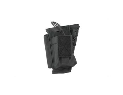 NCSTAR Stock Riser w/ Mag Pouch Fits Most AR/AK Rifle Magazines, Black - CVSRMP2925B