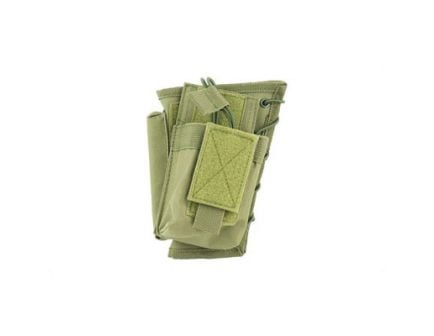 NCSTAR Stock Riser w/ Mag Pouch Fits Most AR/AK Rifle Magazines, Green - CVSRMP2925G