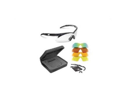 Radians Shift Interchangeable Lens Eye Protection Glasses, Black Frame - SH500CS