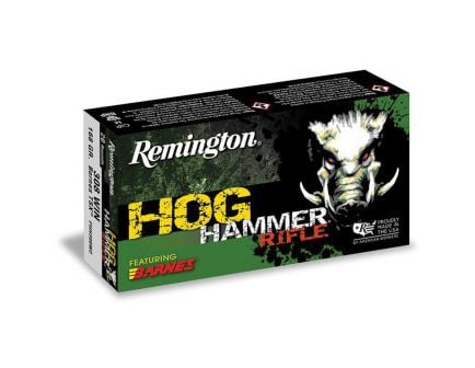 Remington Hog Hammer 250 gr Barnes TTSX BT .450 Bushmaster Rifle Ammo, 20/box - 27809