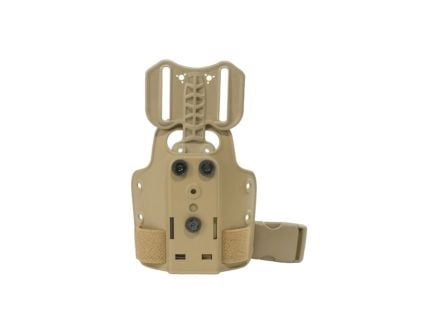Safariland Single Strap Leg Shroud with Drop Flex Adapter for 2" to 2-1/4" W Belt Safariland Holsters, Coyote Brown - 6004-25-76
