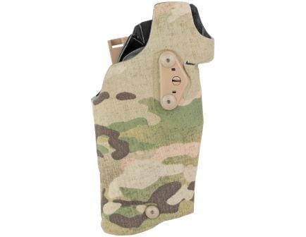 Safariland QLS Right Hand Glock 19 Optic Tactical Holster, MultiCam - 6354DO-832-701-MS19