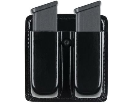 Safariland 73 Open Top Double Magazine Pouch for Beretta Cougar 8045F, Glock 17/19/22/23/35 Pistols, STX Tactical Black - 73-83-13