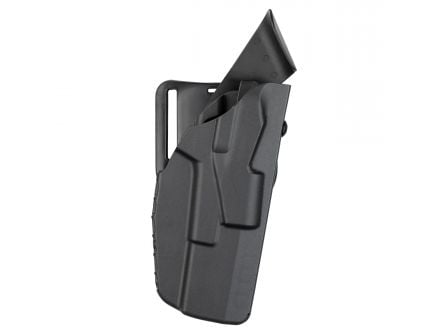 Safariland 7TS ALS Right Hand Glock 17 Mid Ride Duty Holster, Black - 7390-83-411