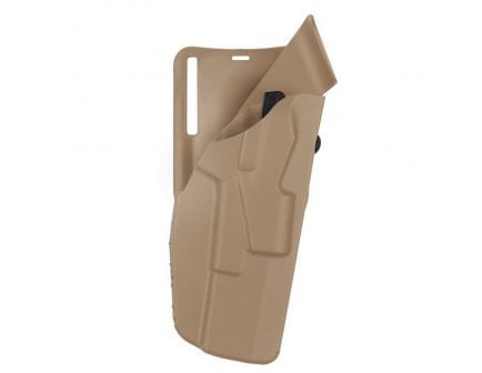 Safariland 7TS ALS Right Hand Glock 19 Low Ride Duty Holster, FDE - 7395-283-551