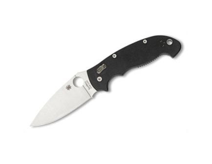 Spyderco Manix 2 XL 3.875" Plain Clip Point Folding Knife, Silver - C95GP2