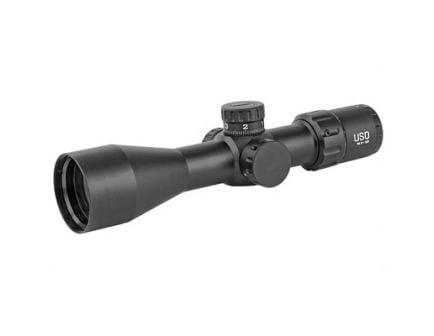 US Optics TS Series Rifle Scope 3-12x44mm w/ MIL Hunting Reticle, Black - MHR TS-12X MHR