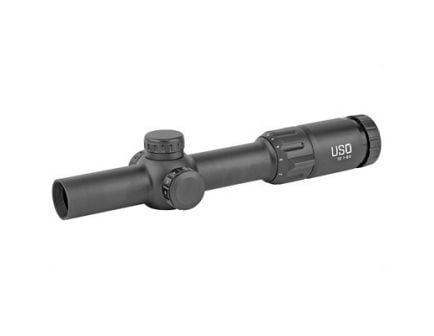 US Optics TS Series Rifle Scope 1-6x24mm w/ Illuminated JNG MIL Reticle, Black - TS-6X JNG MIL