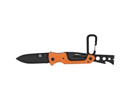 Ultimate Survival Technologies Klipp Folder 3.0 Knife 3" Blade w/ Black Oxide Finish, Orange Handle - 20-12467