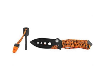 Ultimate Survival Technologies Parashark Pro Knife 4" Blade w/ Black Oxide Finish, Sheath Included - 20-12470