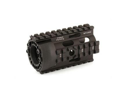 Leapers UTG Quad Rail System 4" Free Floating for AR15 Pistol Slim Profile Black - MTU008