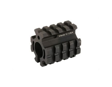 Leapers UTG Model 415 Gas Block Fits AR Rifles Low Profile Quad Rail Gas Block for .75in Barrel Black - MTU012