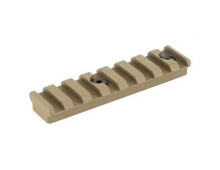 Leapers UTG Keymod Picatinny Rail Section 3.14" 8 Slots, FDE Cerakote - MTURS04MD
