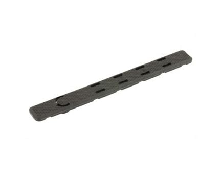 Leapers UTG Low Profile Rail Covers Fits KeyMod Rail Slot 5.5" 7 Pack, Black - RB-HP25B