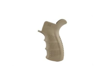 Leapers UTG PRO Ambi AR-15 Grip Built in Storage Compartment, FDE - RBUPG01D