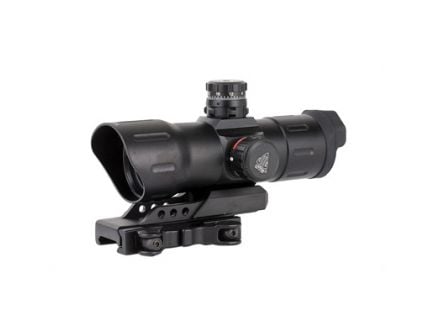 Leapers UTG Sight 6in 38mm Fits Picatinny, Red/Green CQB Dot ITA-Instant Target Aiming with Offset QD Mount - SCP-TDSDQ