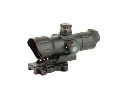 Leapers UTG Sight 6in 38mm Fits Picatinny, Red/Green CQB T-Dot ITA-Instant Target Aiming with Offset QD Mount - SCP-TDTDQ