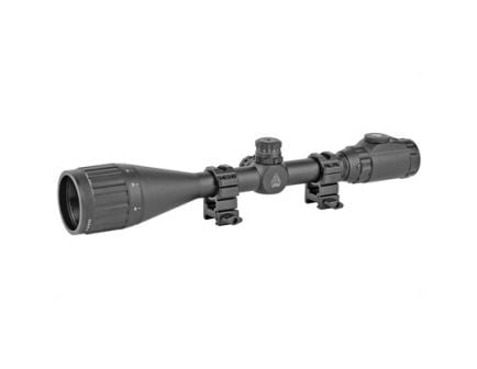 Leapers UTG Hunter Rifle Scope 6-24x50 1" 36-Color Mil-Dot Reticle with Rings, Black -  SCP-U6245AOIEW