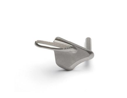 Wilson Combat Steel Bullet Proof Thumb Safety for 1911 Pistol, Brushed Stainless - 6SNBP