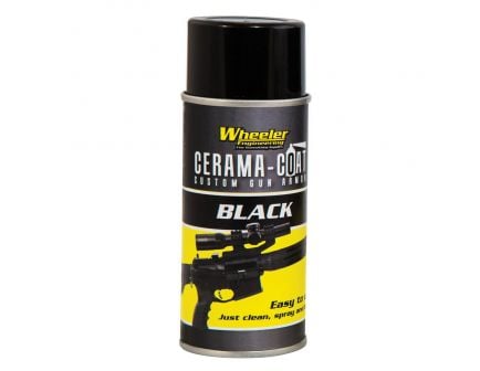 Wheeler Cerama Coat, 4 oz Aerosol Can, Matte Black - 468993