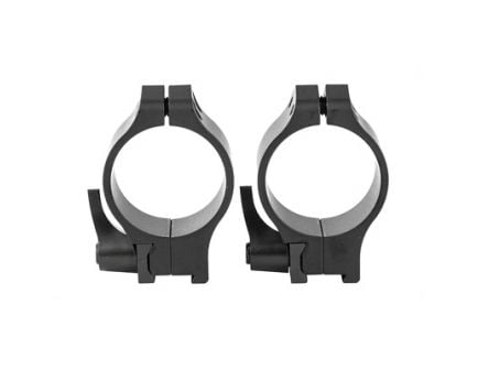 Warne 7.3 Series Quick Detach 30mm Scope Rings For 11mm Dovetail, Matte Black - 314LM