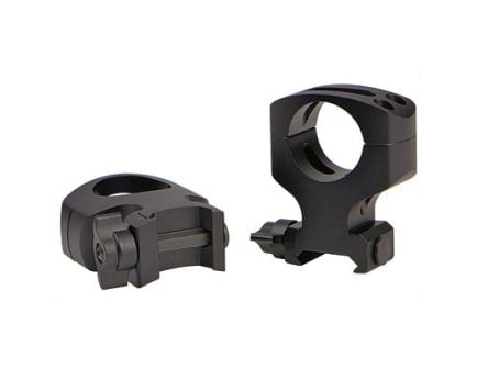 Warne Maxima Quick Detach Ultra High 1" Scope Rings For AR-15, Matte Black - A404LM