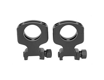 Warne Tactical Ring Skeletonized Ultra High 1" Skeletonized Scope Rings For AR-15, Matte Black - A430M