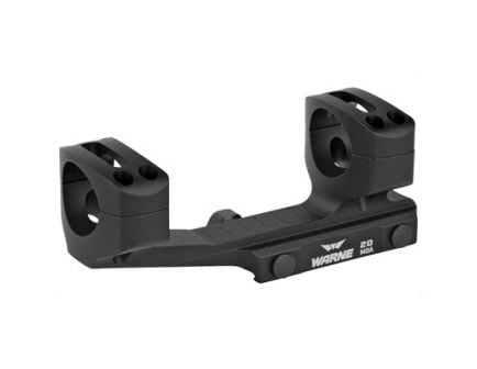 Warne 20 MOA 1 Piece Extended Skeletonized 1" Scope Mount For AR-15, Black - LRSKEL1TW