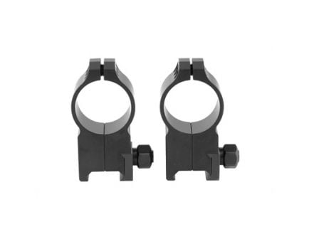 Warne Tactical Ring Ultra High 30mm Scope Rings, Black - 617M