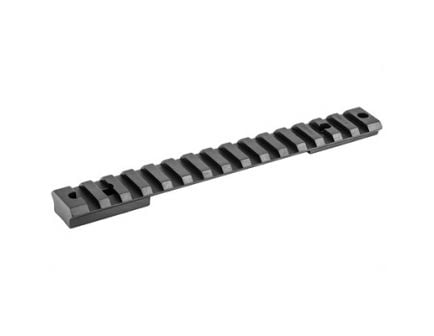 Warne Tactical 1 Piece Scope Base For Weatherby Mark V Magnum 9 Lug With 20 MOA Incline, Black - M654-20MOA