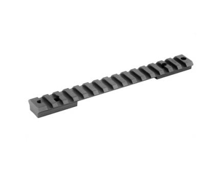 Warne Tactical 1 Piece Steel Scope Base For Weatherby Mark V Magnum 9 Lug, Black - M654M