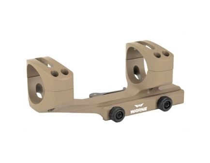 Warne Quick Detach Extedned Sekelotonized 1 Piece Cantilever 34mm Scope Mount For AR Platform, Dark Earth - QDXSKEL34DE