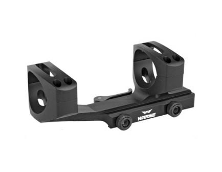 Warne Quick Detach Extedned Sekelotonized 1 Piece Cantilever 34mm Scope Mount For AR Platform, Black - QDXSKEL34TW