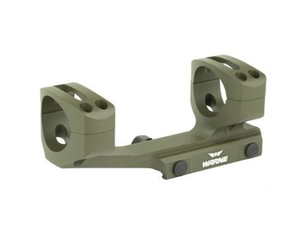 Warne Generation 2 Extended Skeletonized 1 Piece 30mm Scope Mount For AR-15, OD Green - XSKEL30OD