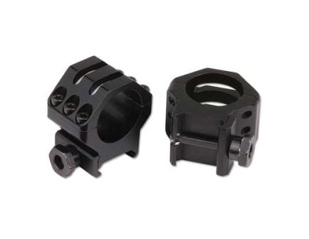 Weaver XX High 6 Hole 1" Tactical Rings, Matte Black - 48353