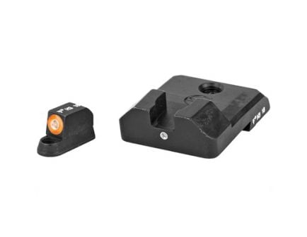 XS Sights F8 Green With Orange Outline Green Dot Rear Night Sight Set For CZ P10 - CZ-F009S-5