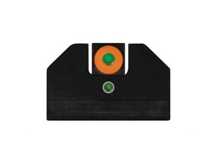 XS Sights F8 Green With Orange Outline Green Dot Rear Night Sight Set For Walther PPS - WT-F005P-5