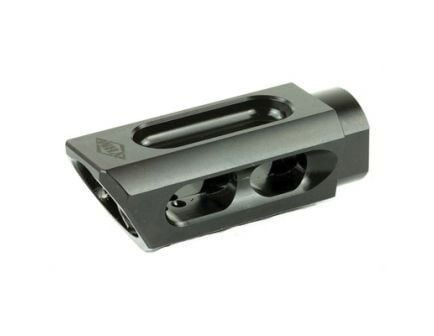 Yankee Hill Machine Co Slant Brake/Compensator 9MM, Black, 1/2X36 - AR YHM-85-MB-A