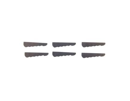 Brownells 1.08" x 0.05" Rear Sight Single Step Elevator, Black Pack of 6