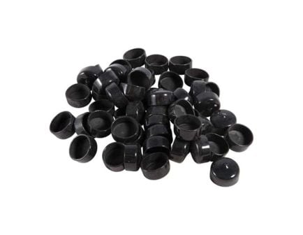Brownells 1" Vinyl Tube Cap, Black Pack of 50