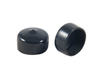 Brownells 1" Vinyl Tube Cap, Black Pack of 100