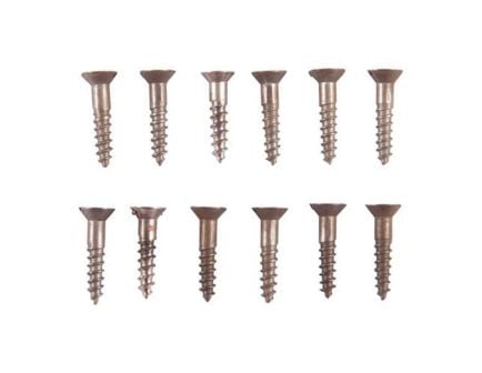 Brownells #3 x 0.50" Flat Head Wood Screw, Pack of 12